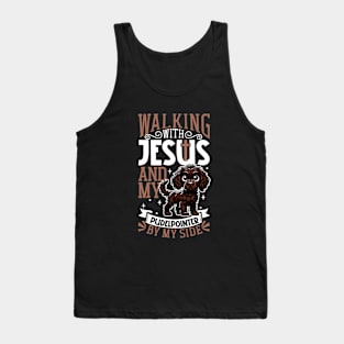 Jesus and dog - Pudelpointer Tank Top